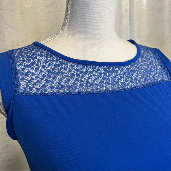 New York And Company Royal Blue top - Picture 2 of 5